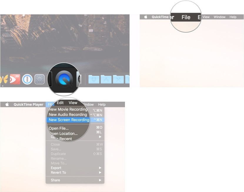 quicktime player for mac pause screen recording